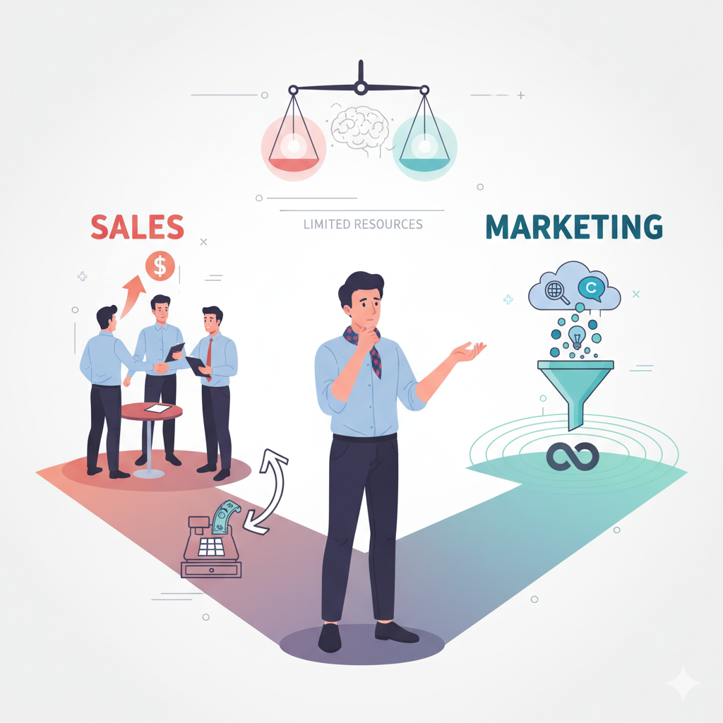 Building Sales Teams vs. Building Marketing Teams