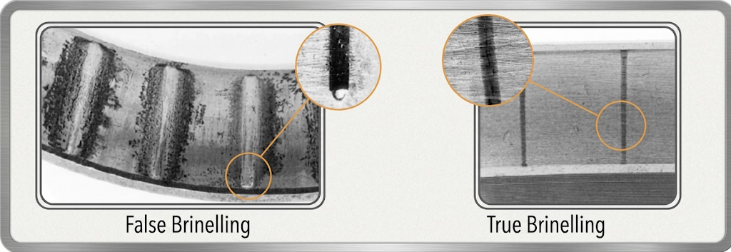 True Brinelling and False Brinelling