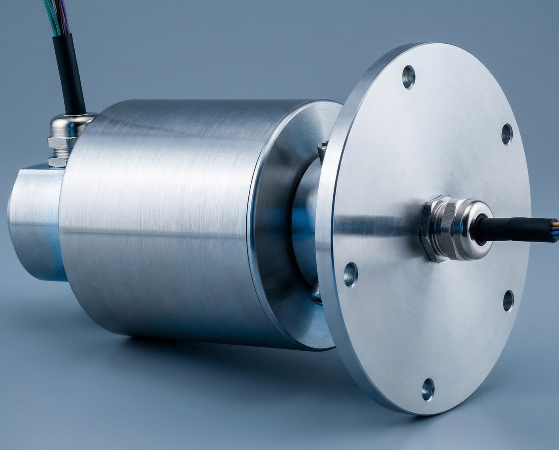 Servotecnica SVTS D Series ruggedized stainless steel slip ring for harsh marine environments