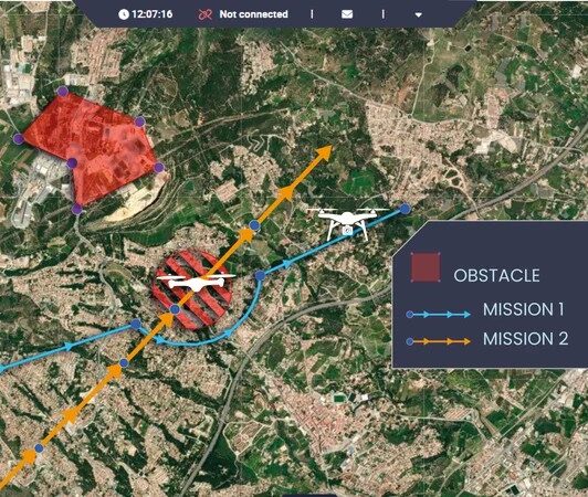DAA sense and avoid airspace drone detection radar interface.